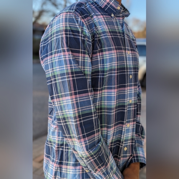 Men's polo Ralph Lauren Oxford size medium - Picture 1 of 6